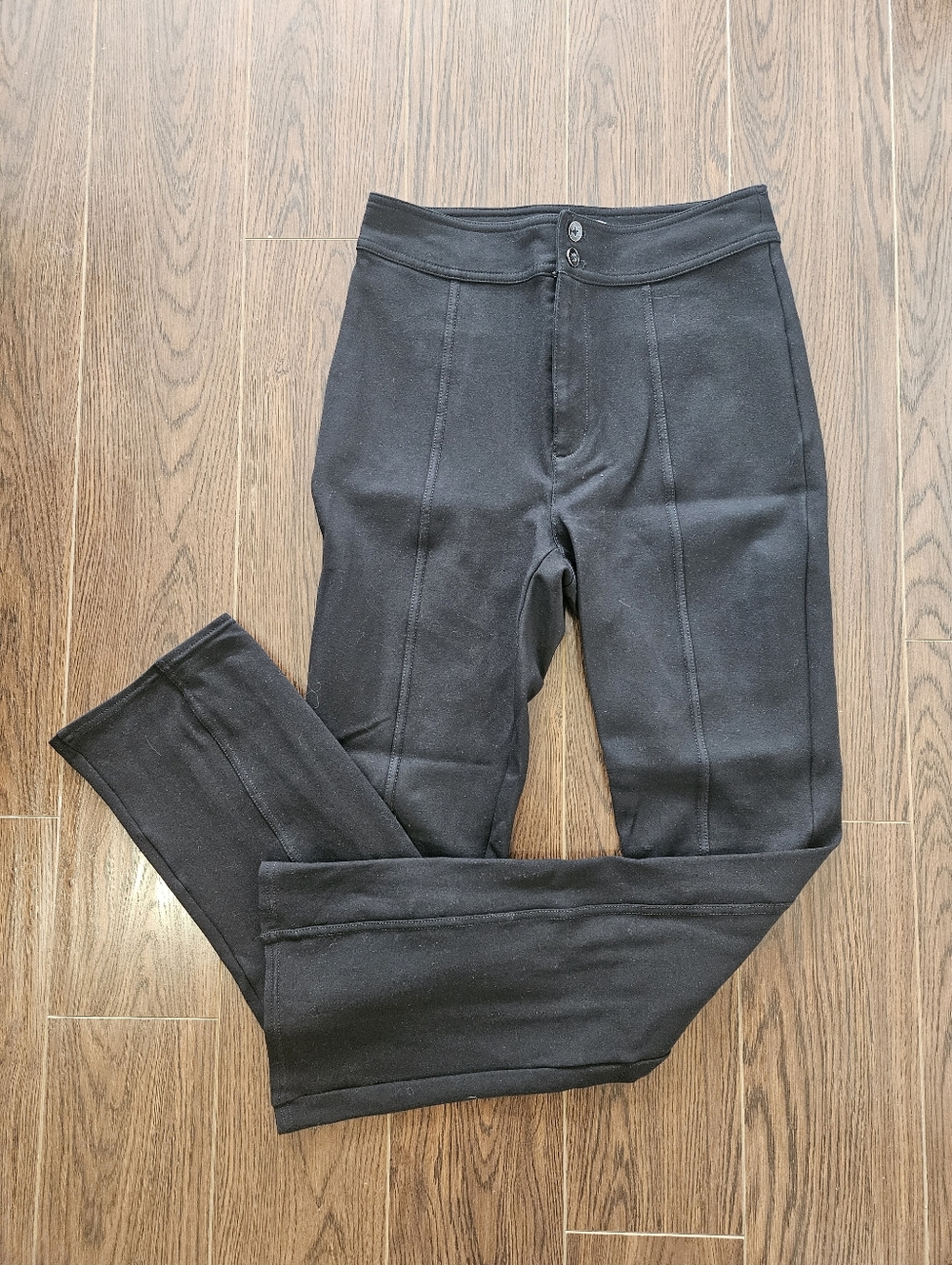 Maeve by Anthropologie Black Stretchy Flare Pants Size 8